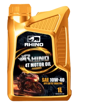 RHINO 4T MOTOR OIL SAE 10W40 API SN-CF JASO MA