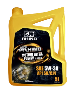 RHINO MOTION ULTRA POWER LL III C3 SAE 5W30 API SN-CJ4 5L