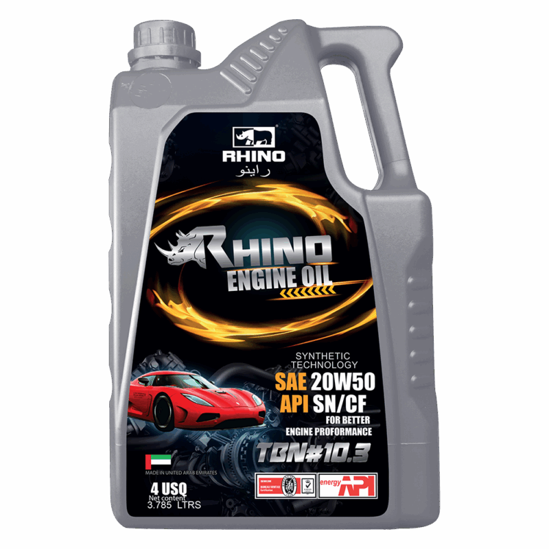 RHINO MOTOR OIL SAE 20W-50 API SN/CF